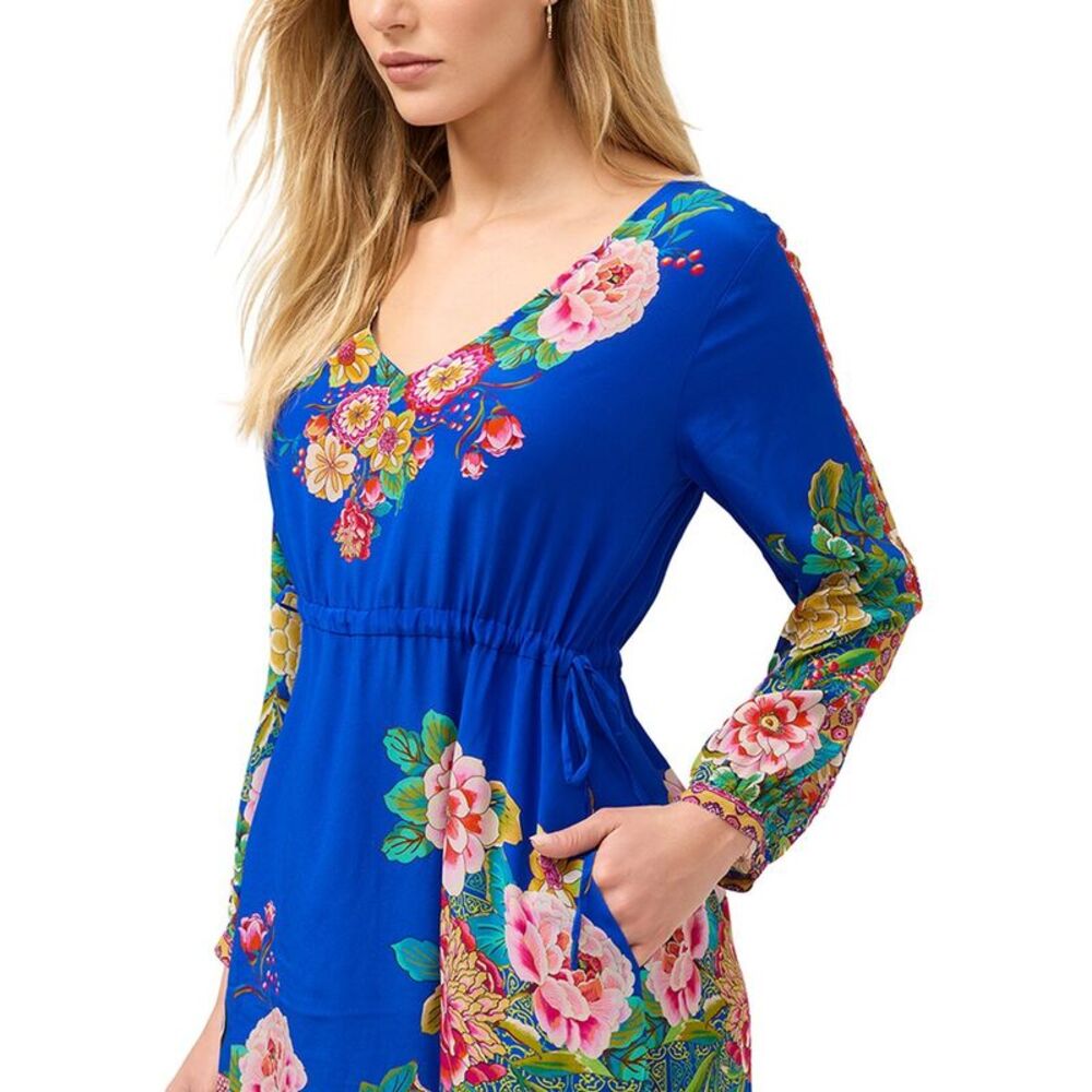 Johnny Was Womens  Tieni Silk Maxi Dress - Picture 3 of 4